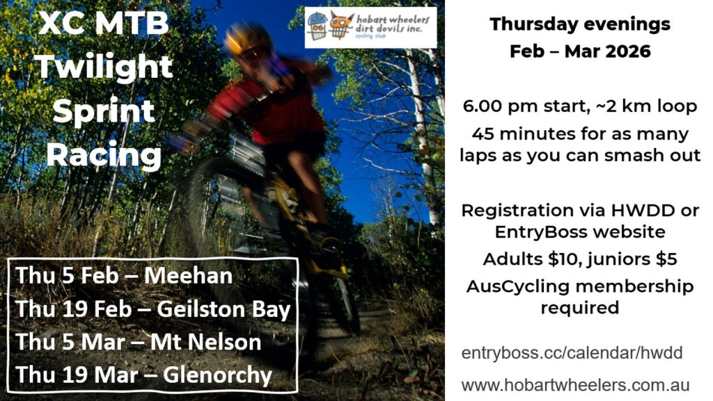 Flyer for Summer XCC Races